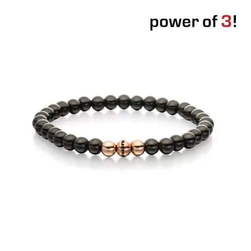 Monomania Power of 3! Perlenarmband, “Sinnlichkeit”, Edelstahl