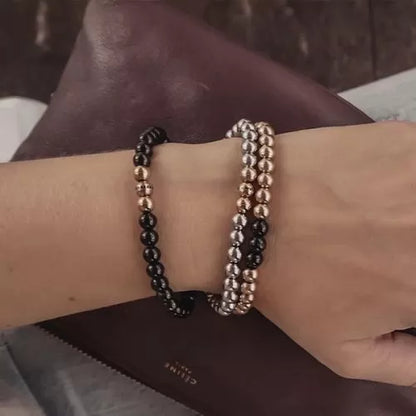 Monomania Power of 3! Perlenarmband, “Sinnlichkeit”, Edelstahl