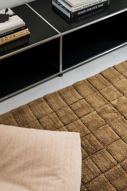 Mosaic Ochre Woolable Area Rug - Rugs by Roo