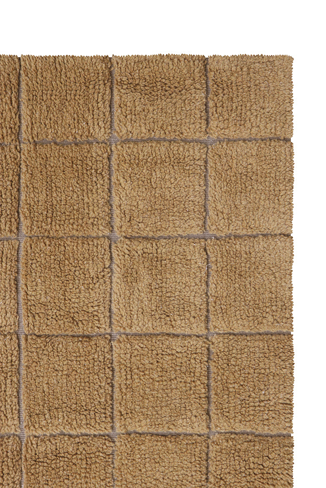 Mosaic Ochre Woolable Area Rug - Rugs by Roo