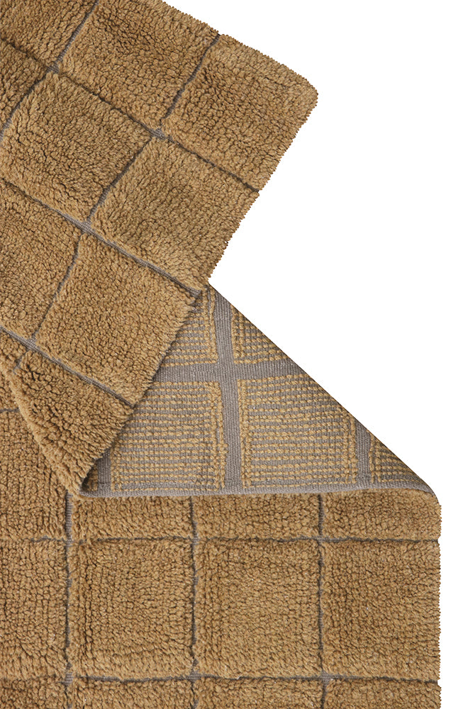 Mosaic Ochre Woolable Area Rug - Rugs by Roo