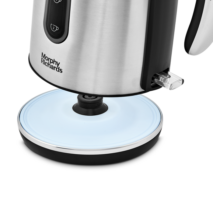Motive 1.7L Silver Jug Kettle - Brushed Steel
