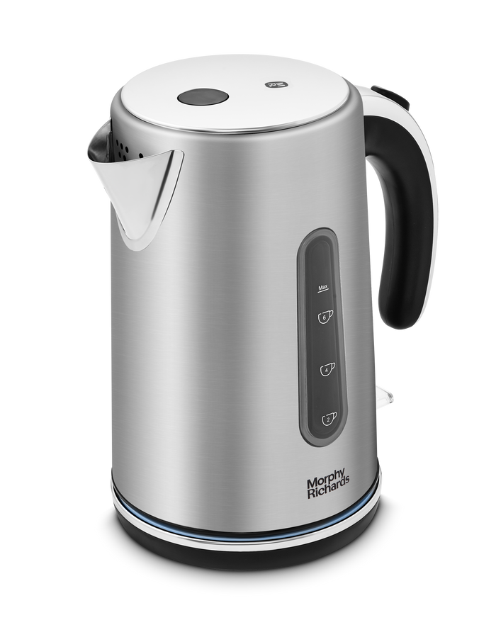 Motive 1.7L Silver Jug Kettle - Brushed Steel