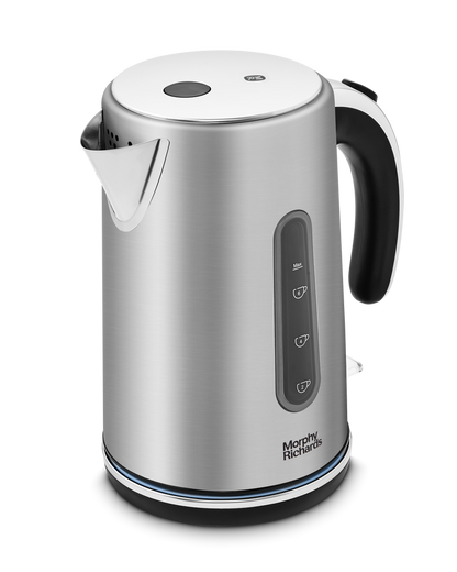Motive 1.7L Silver Jug Kettle - Brushed Steel