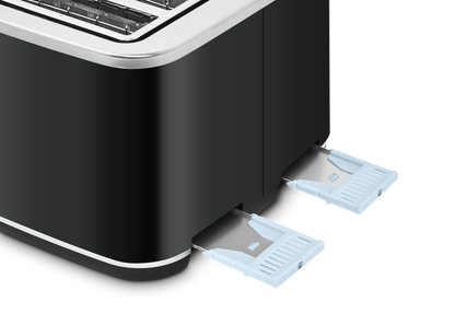 crumb tray on 4 slice toaster
