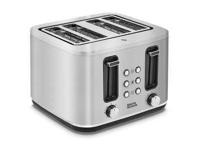 silver 4 slice toaster