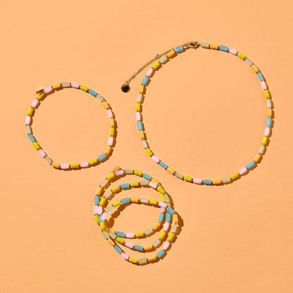 Neon Lights Stretch Bracelet 3 Pack