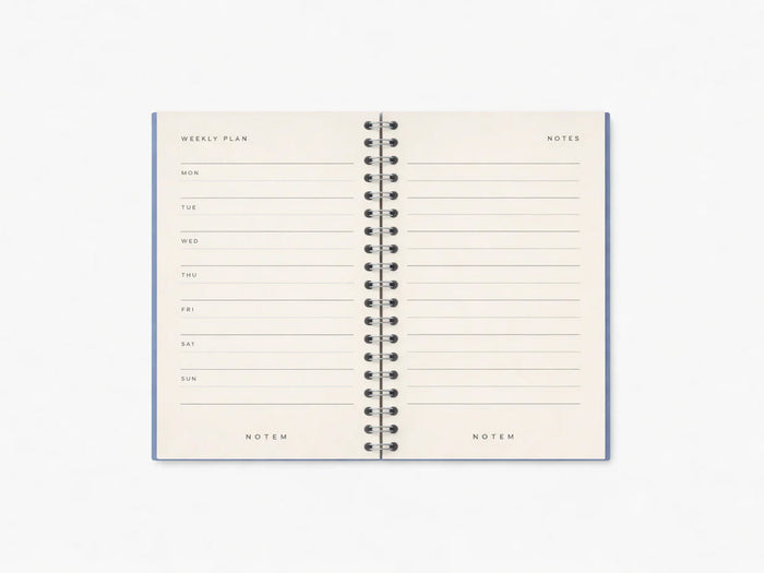 NEW! Notem LUCA Weekly Planner - Red Check