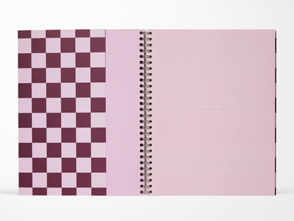 NEW! Notem NELA Journal - Large Bordeaux Check
