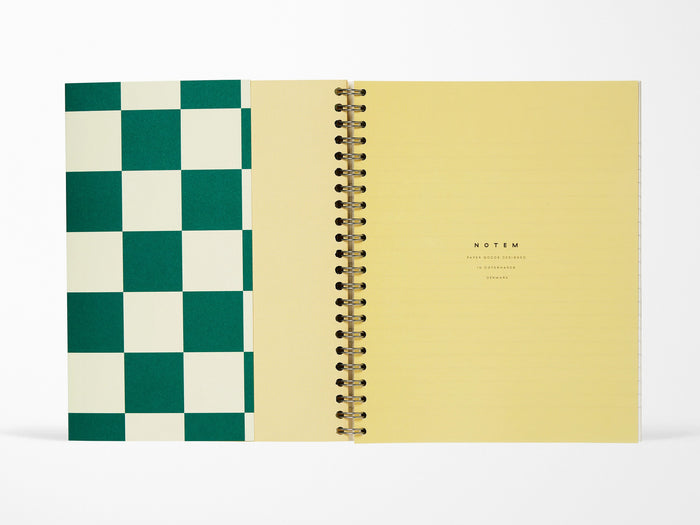 NEW! Notem NELA Journal - Medium Green Check