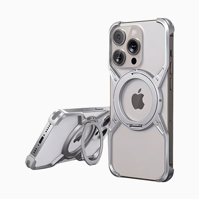 NexTECH® | Boundless Aluminum Alloy Case with 360° Magnetic Kickstand for iPhone - NexTECH