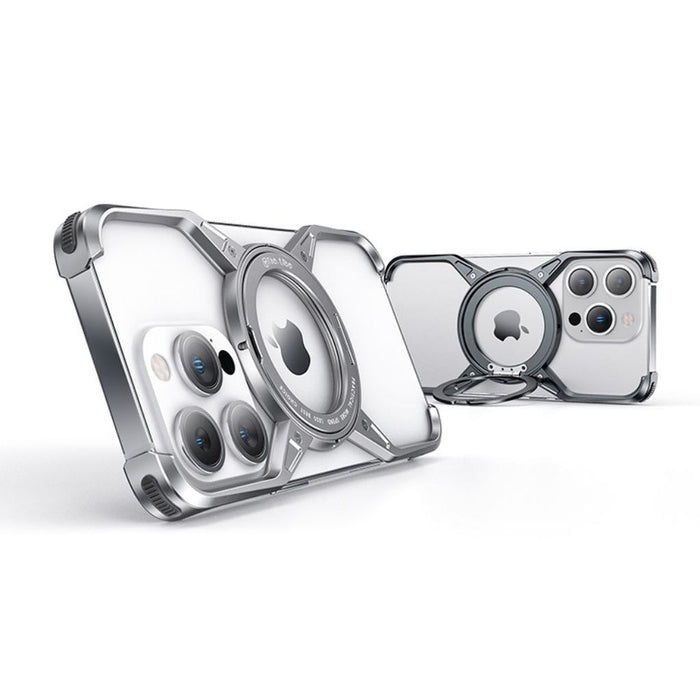 NexTECH® | Boundless Aluminum Alloy Case with 360° Magnetic Kickstand for iPhone - NexTECH