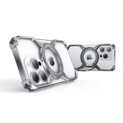 NexTECH® | Boundless Aluminum Alloy Case with 360° Magnetic Kickstand for iPhone - NexTECH