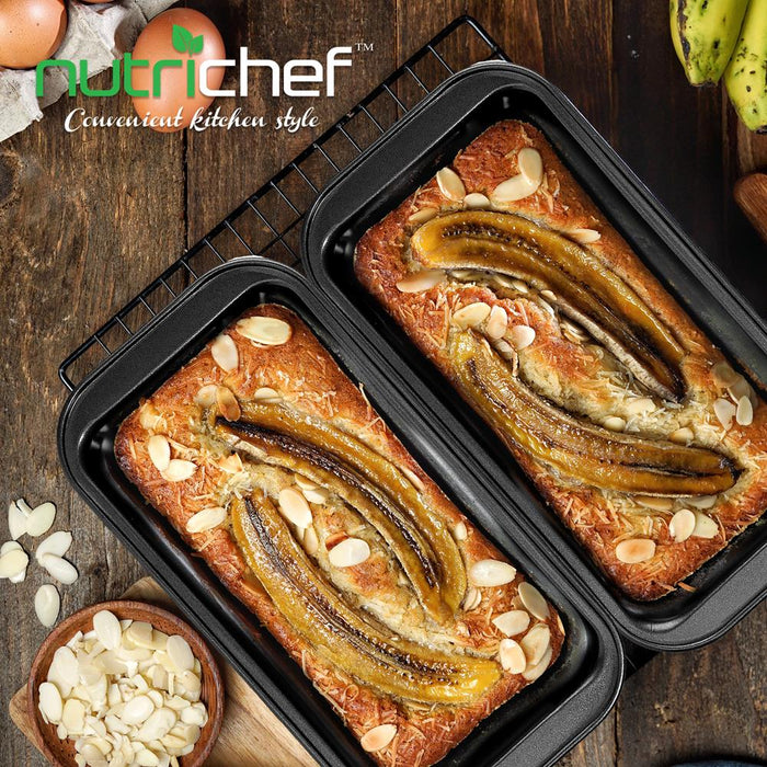 Non-Stick Loaf Pan - Deluxe Nonstick Gray Coating Inside And Outside, Compatible With Model: Ncbs10S (Black)
