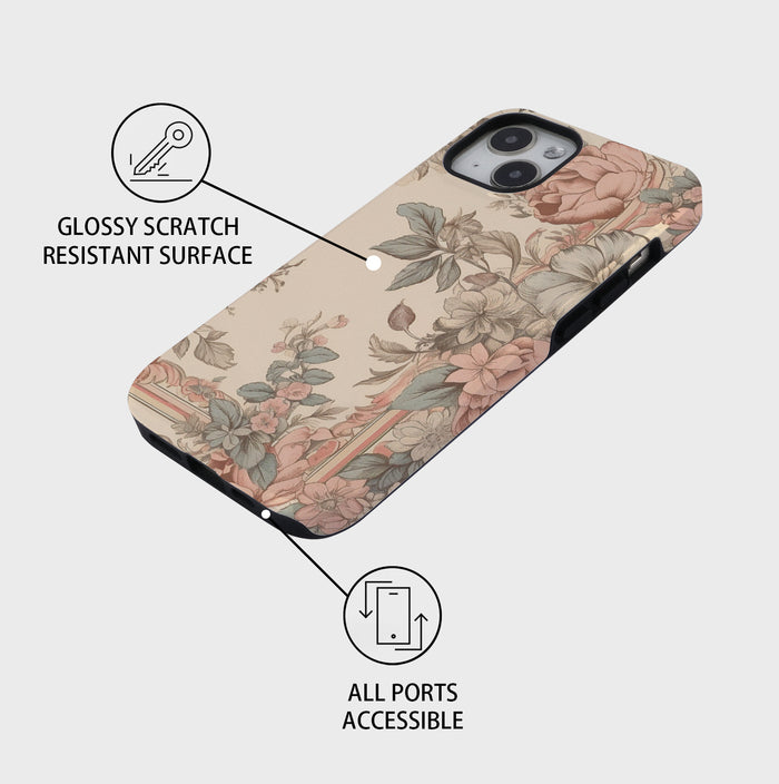 Nostalgic Blooms | iPhone Case