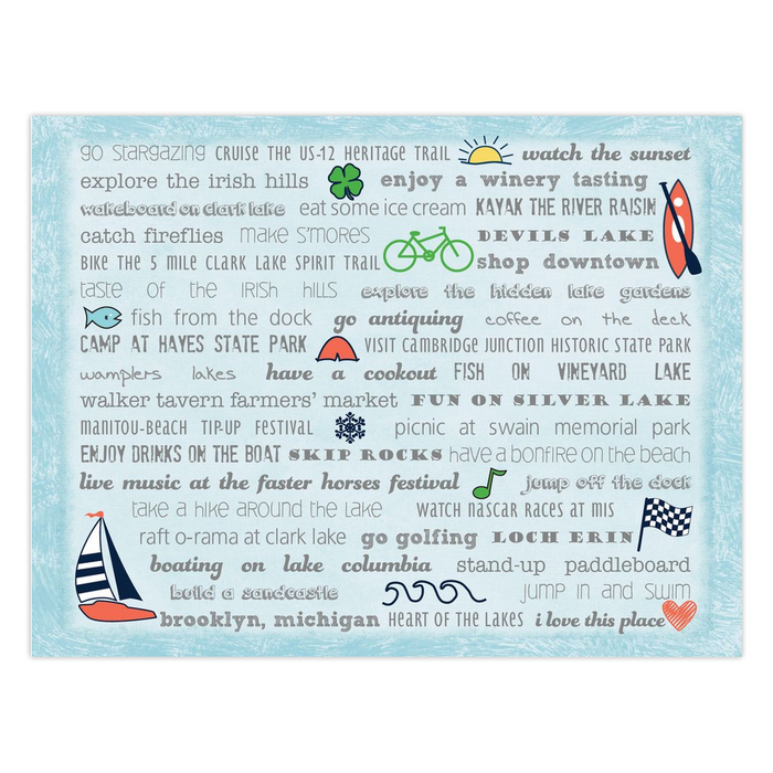 Notecards - Set of 10 Brooklyn Bucket List
