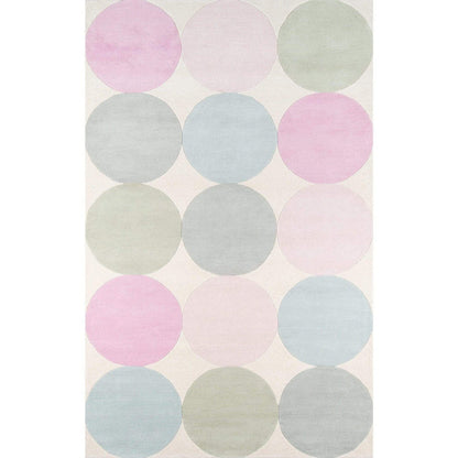 Rugs by Roo | Momeni Novogratz Delmar Agatha Dots Multi Area Rug-DELMADEL-1PAS2380