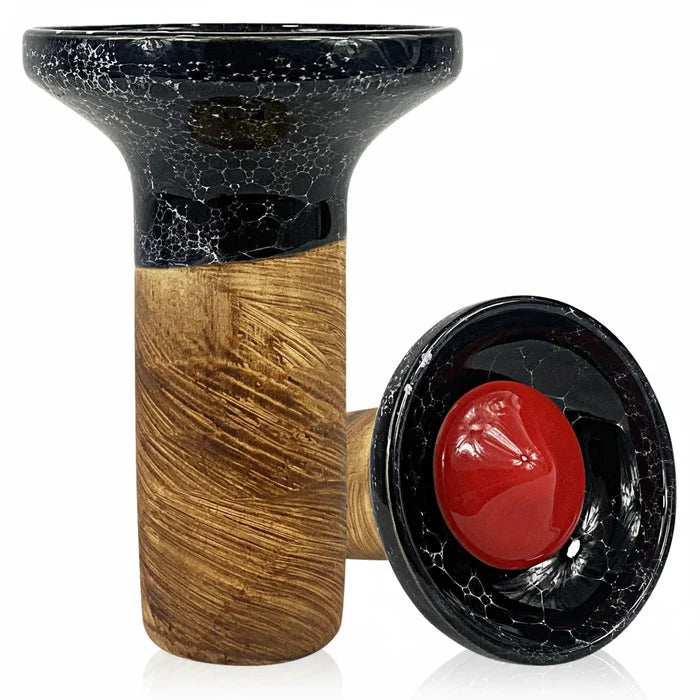 Red on Black Marble