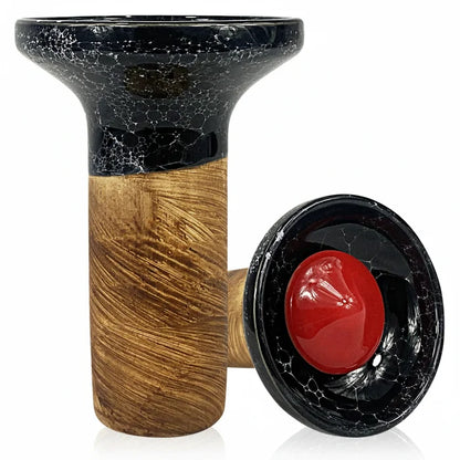 Red on Black Marble