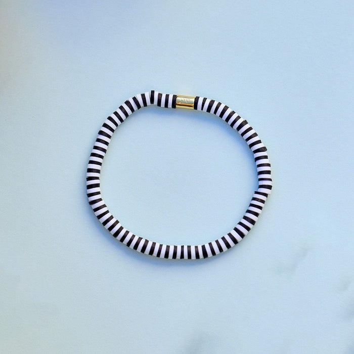 Obsidian Seascape Stretch Bracelet
