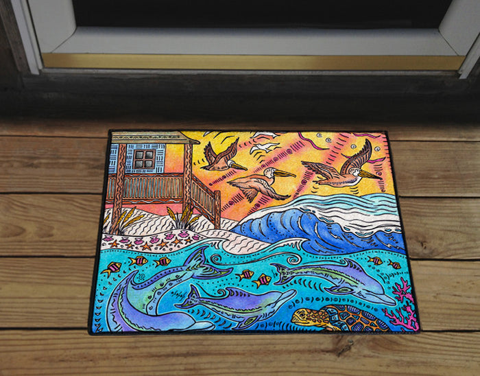 Oceanfront Door Mat