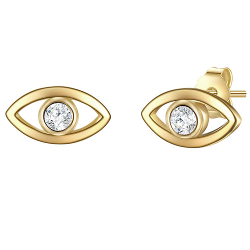 Ohrstecker gold Evil Eye