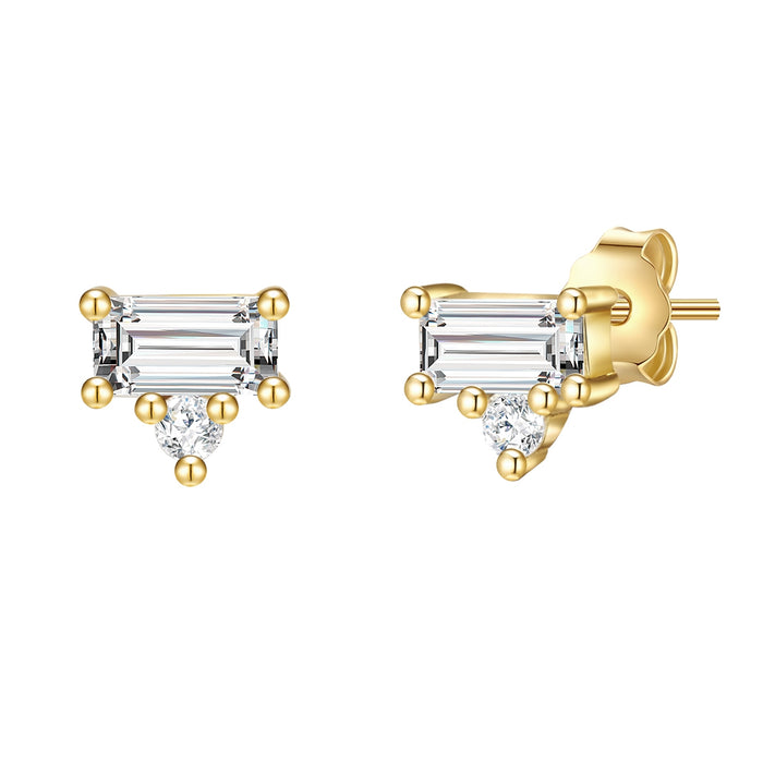 Ohrstecker gold Zirkonia