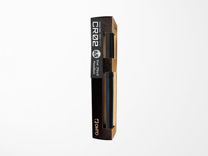 Ohto CR02 Ceramic Rollerball Pen - Matte Black