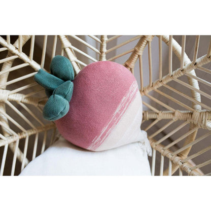 Rugs by Roo | Lorena Canals Oli & Carol Ramona the Radish Knitted Cushion-SC-RAMON