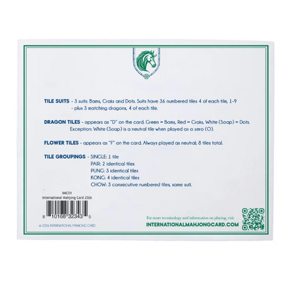 Jenn & Co. OMM International Mahjong Card 2026