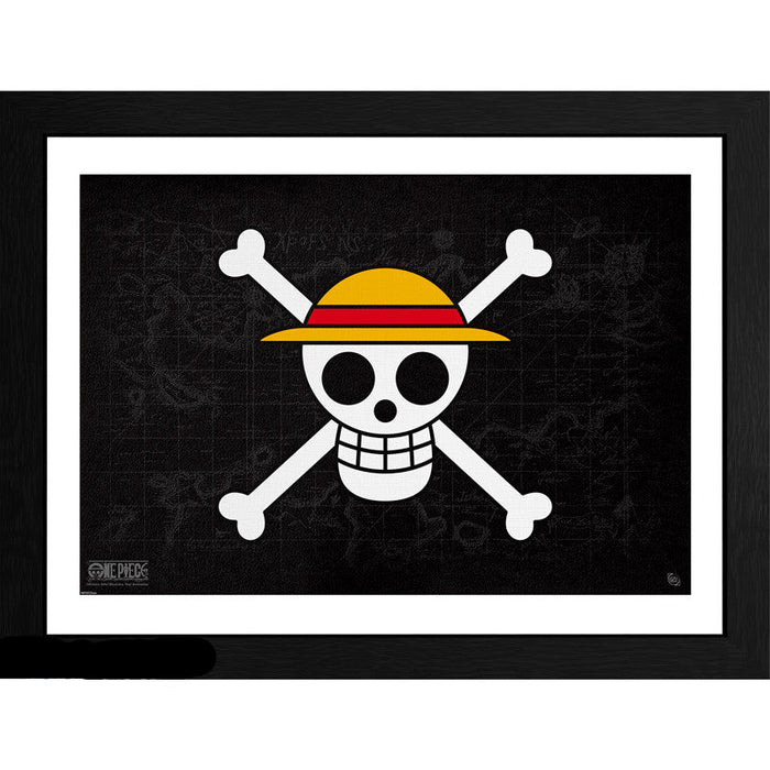 One Piece - FSC Mix Skull 30X40 Framed Print Wall Art
