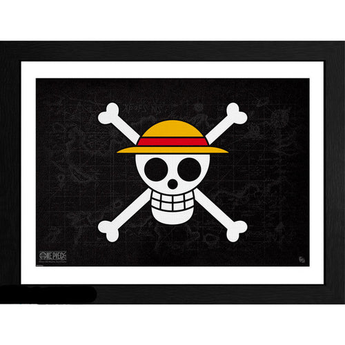 One Piece - FSC Mix Skull 30X40 Framed Print Wall Art