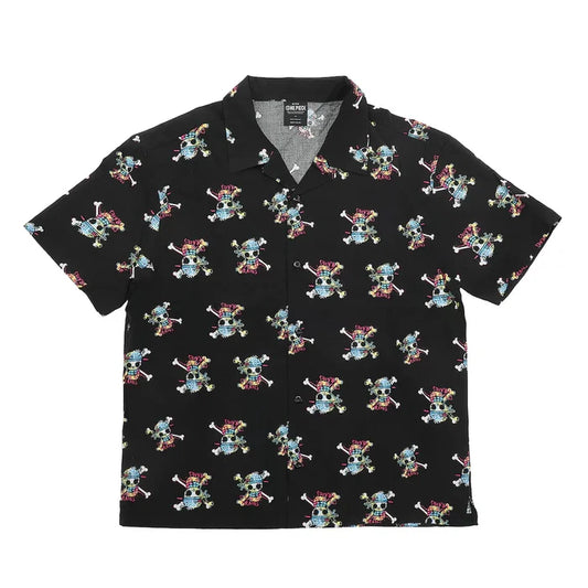 One Piece - (Manga) All-Over Print Men's Collared Button Up Shirt