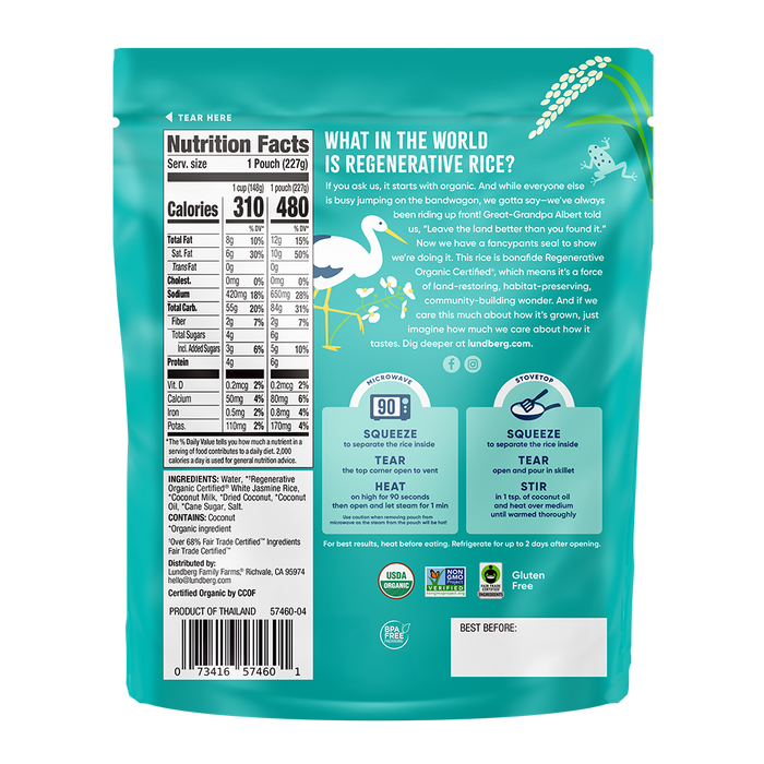 Organic 90-Second Coconut Rice
