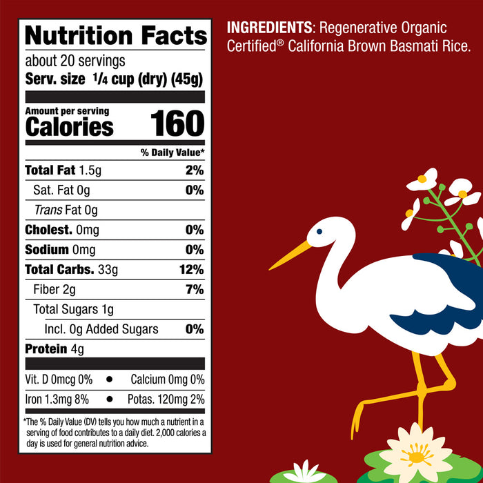 Organic Brown Basmati Rice