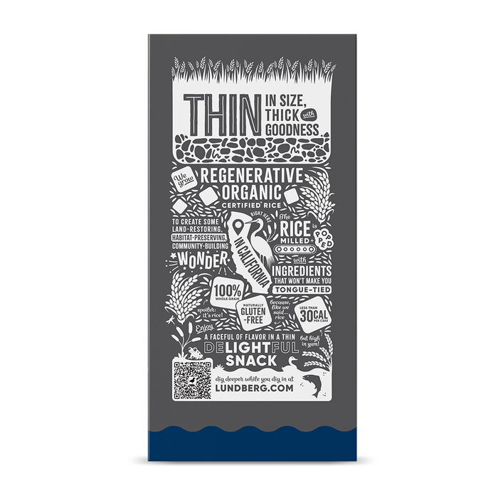 Organic Cracked Black Pepper Thin Rice Cakes