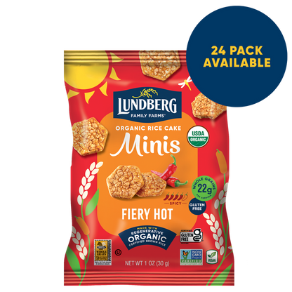 Organic Fiery Hot Rice Cake Minis, Single-Serve