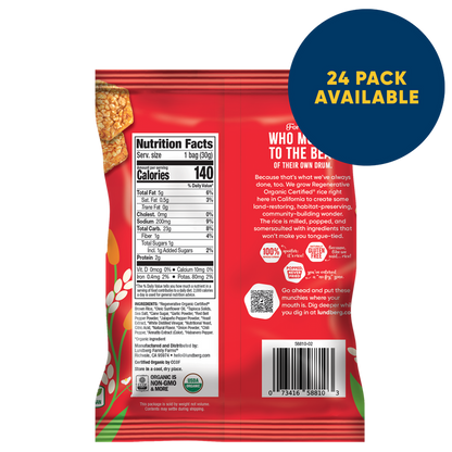 Organic Fiery Hot Rice Cake Minis, Single-Serve