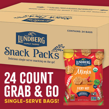 Organic Fiery Hot Rice Cake Minis, Single-Serve