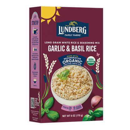 Organic Garlic & Basil Rice