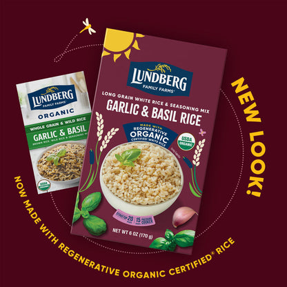 Organic Garlic & Basil Rice