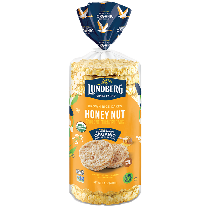 Organic Honey Nut Rice Cakes