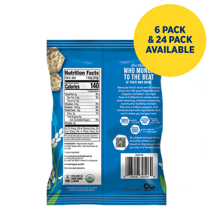 Organic Sea Salt Rice Cake Minis, Single-Serve