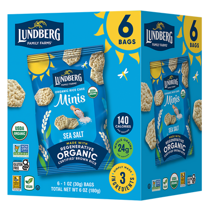 Organic Sea Salt Rice Cake Minis, Single-Serve