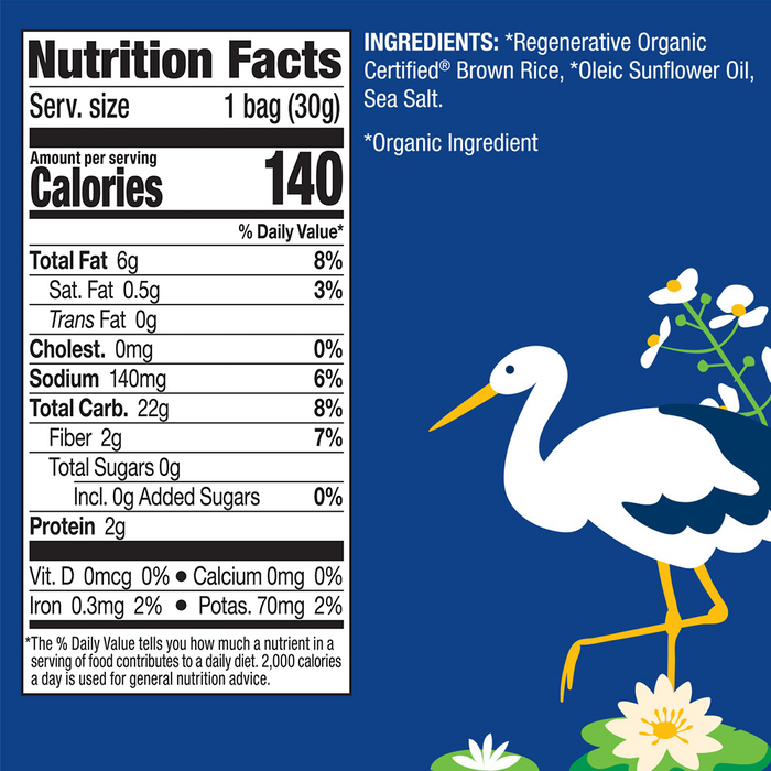 Organic Sea Salt Rice Cake Minis, Single-Serve