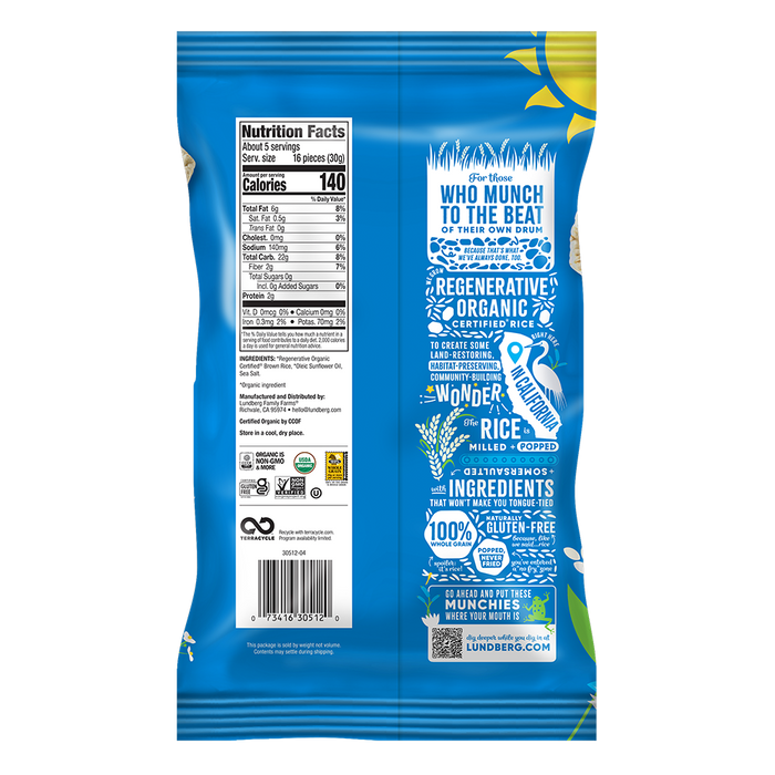 Organic Sea Salt Rice Cake Minis