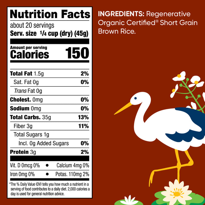 Organic Short Grain Brown Rice