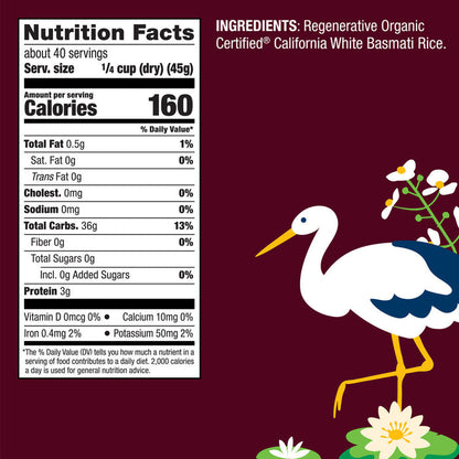Organic White Basmati Rice
