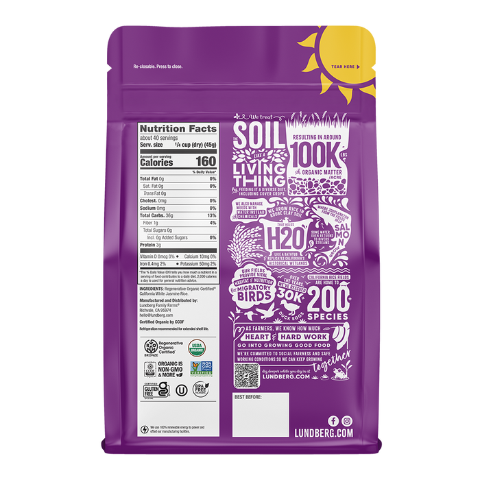Organic White Jasmine Rice