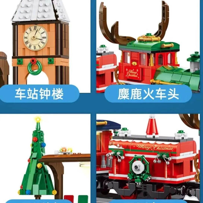 PANLOS 613005 Christmas Train Station PANLOS